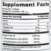 Rule 1 Fish Oil 100 SoftGels